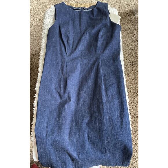 Rabbit Rabbit Designs Women’s Sz. 14 Denim Jumper Dress. New W/ Tags - Picture 1 of 10